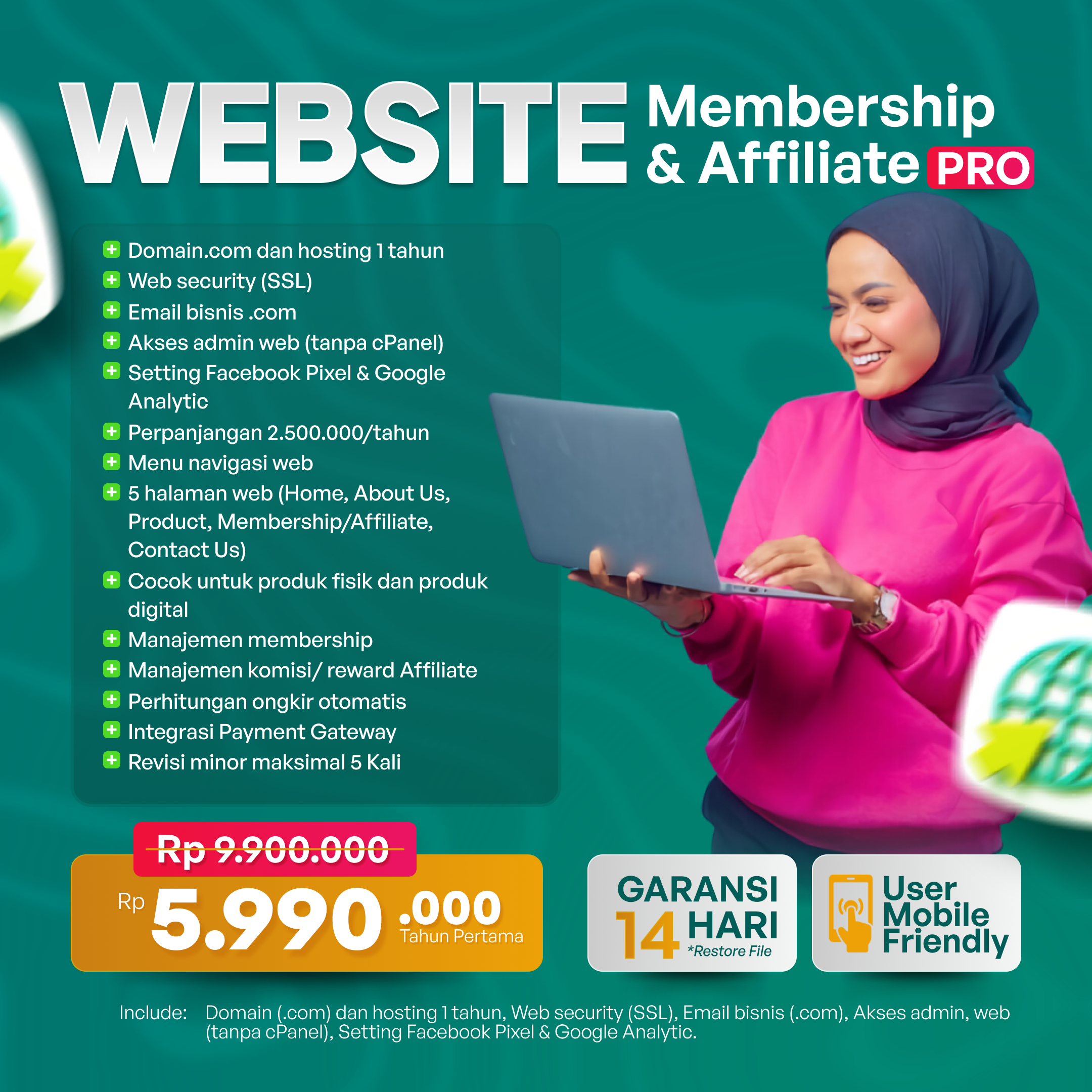Website Membership & Affiliate Pro